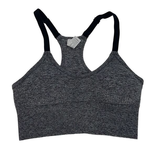 90 Degree By Reflex Womens Sports Bra Racerback Active Black Gray Old Rose Small - Picture 2 of 6